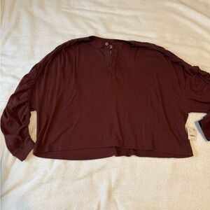 Free people Women's Brown Top